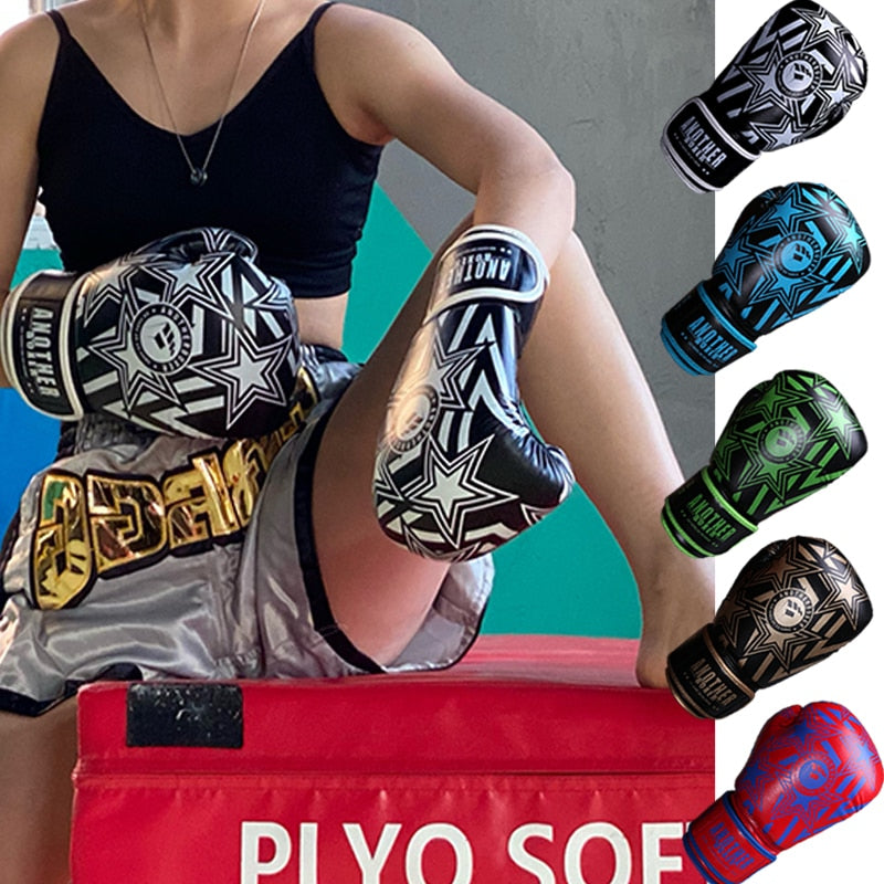 Muay Thai Boxing Gloves 4oz/6oz/8oz/10oz/12oz/14oz