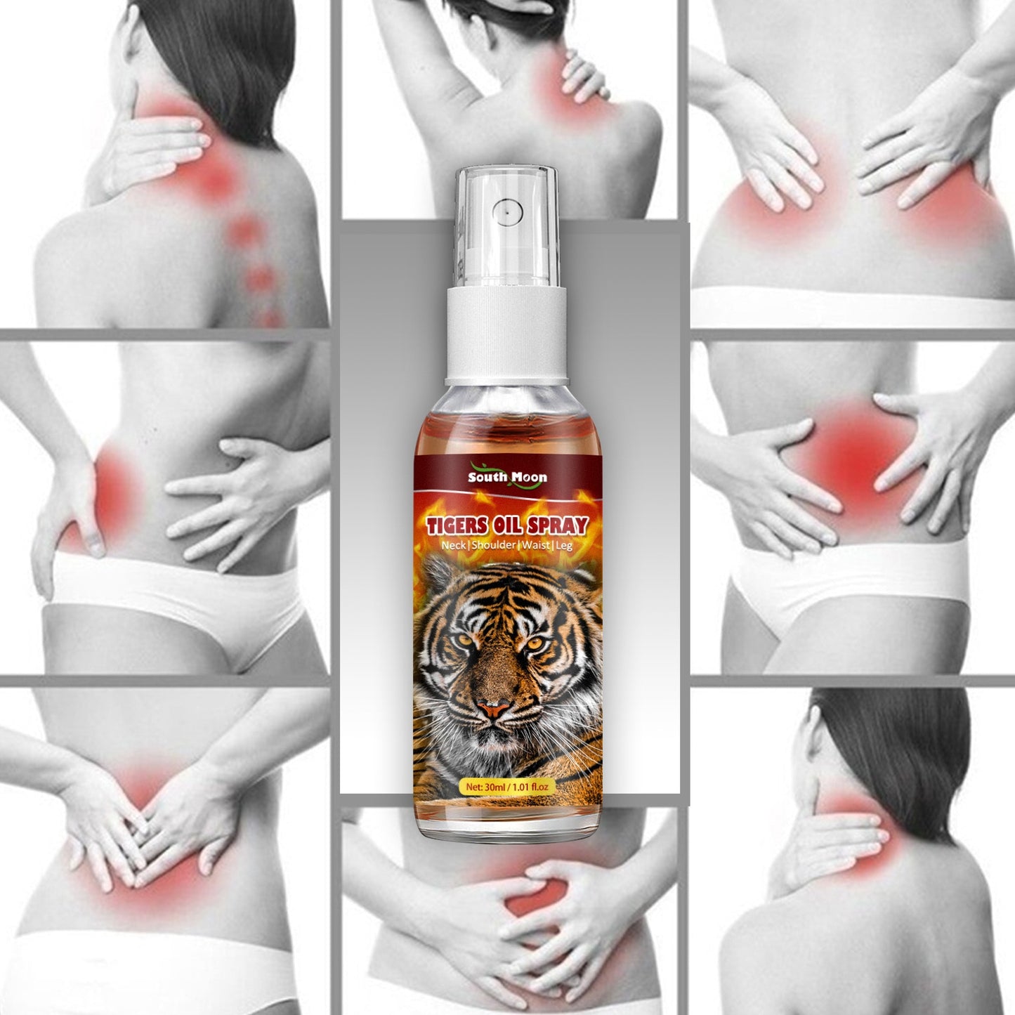 Tiger Pain Relieve Spray Rub